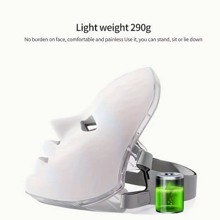 Máscara Facial LED para Rejuvenecimiento de la Piel