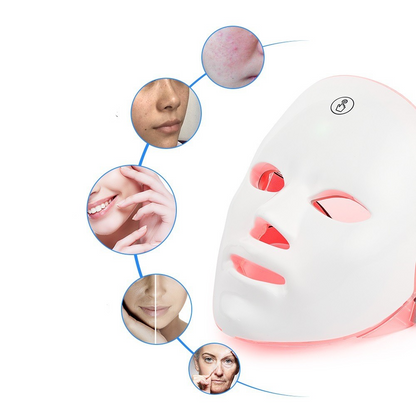Máscara Facial LED para Rejuvenecimiento de la Piel